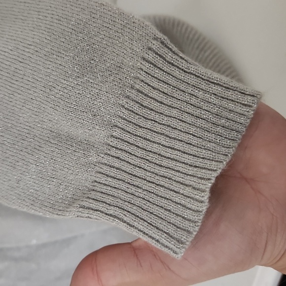 Sparkling Cardigan Cami Sophisticated Career Fall Lagenlook Coastal Metalic 3X - Picture 8 of 11